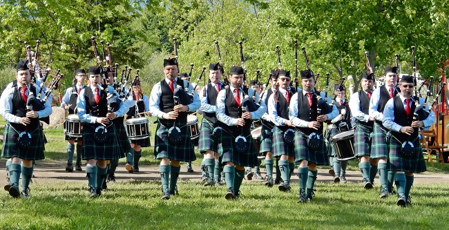 78th Halifax in command at Kingston – pipes|drums