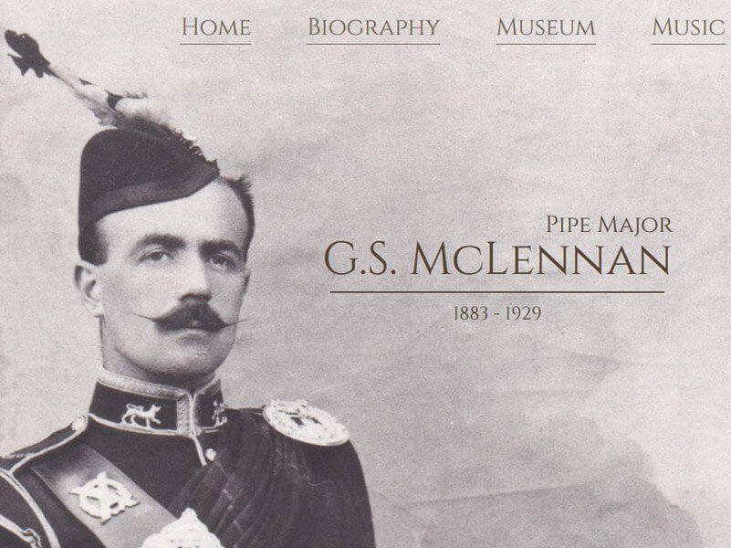 Glorious online homage to G.S. McLennan unveiled