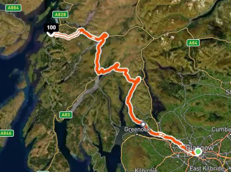 Johnston and Bruce put their mettle to the pedal in Cycle for Tommy Glasgow-to-Oban fundraiser