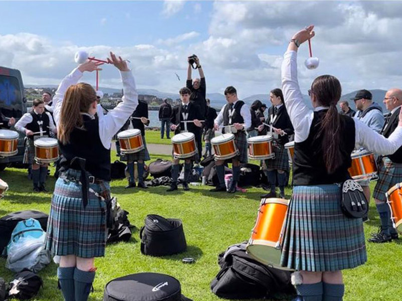 Starter poised to pull trigger on 2024 pipe band season